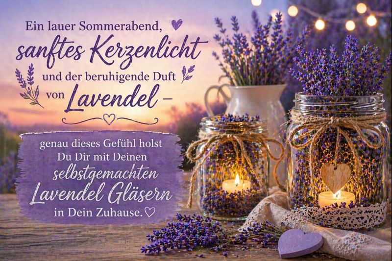 Lavendel Sommer Dekoration